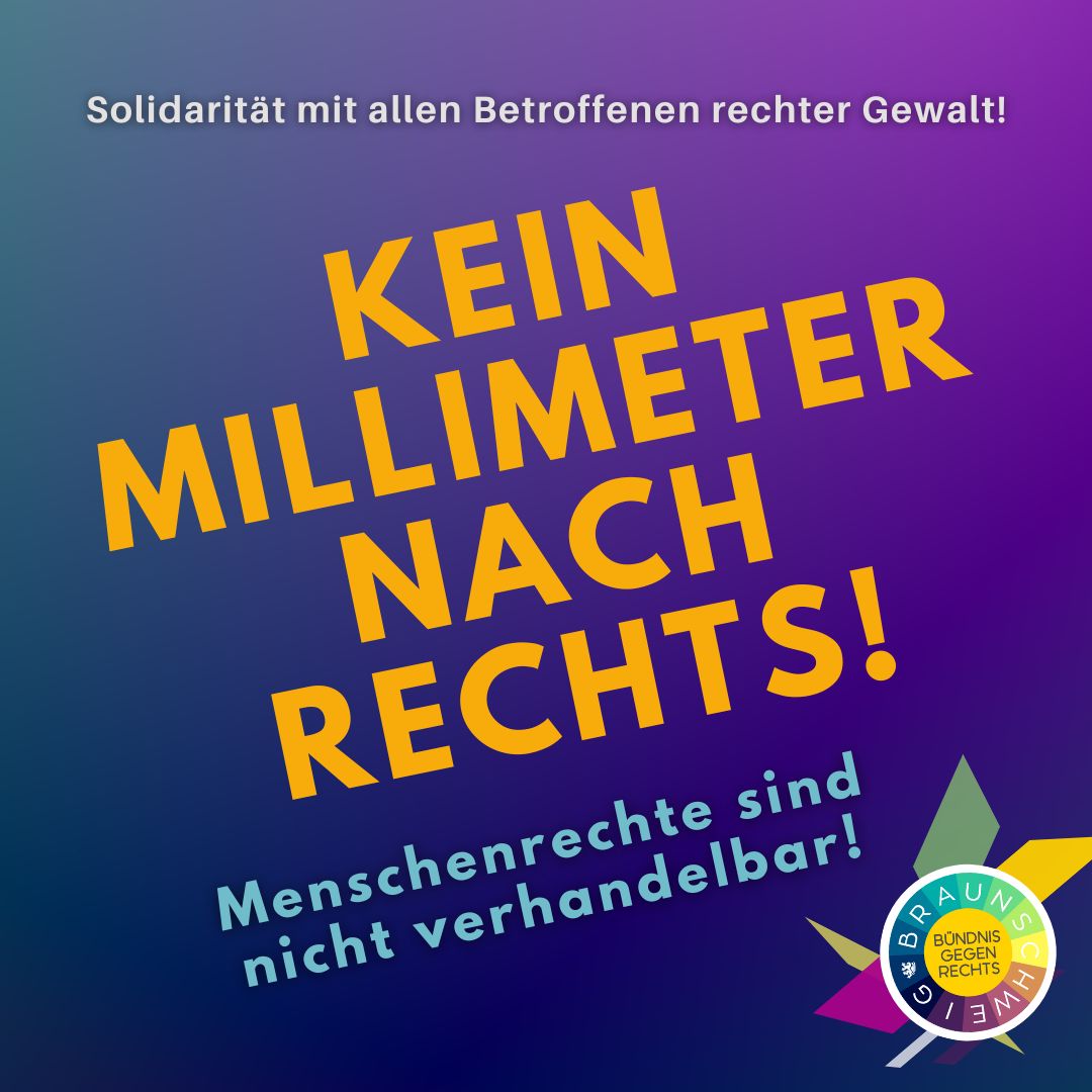 Solidarität mit allen Betroffenen rechter Gewalt